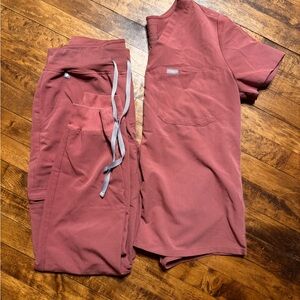 Figs Mauve Scrub Set